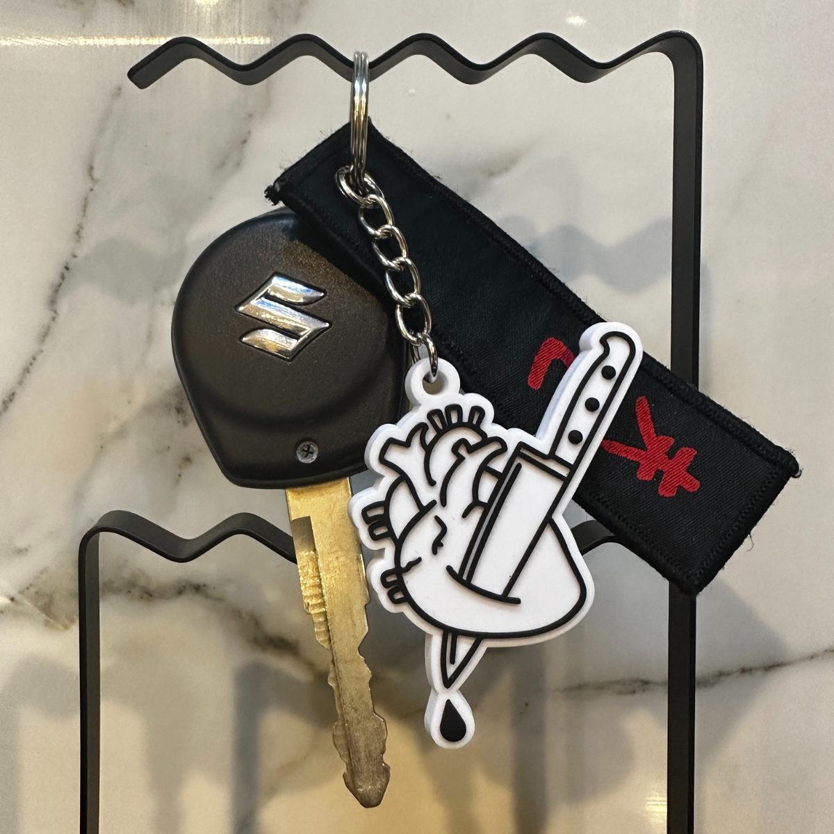 HFE Heart Keychains