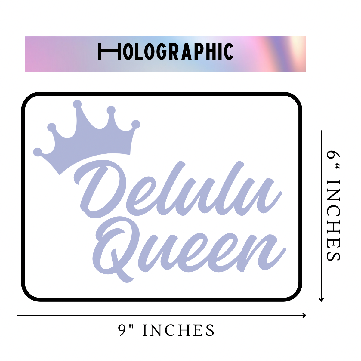 Delulu Vinyl Sticker