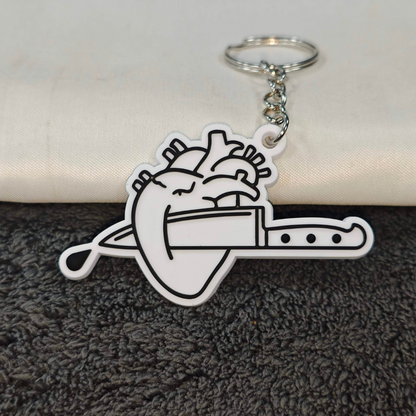 HFE Heart Keychains