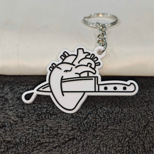 HFE Heart Keychains