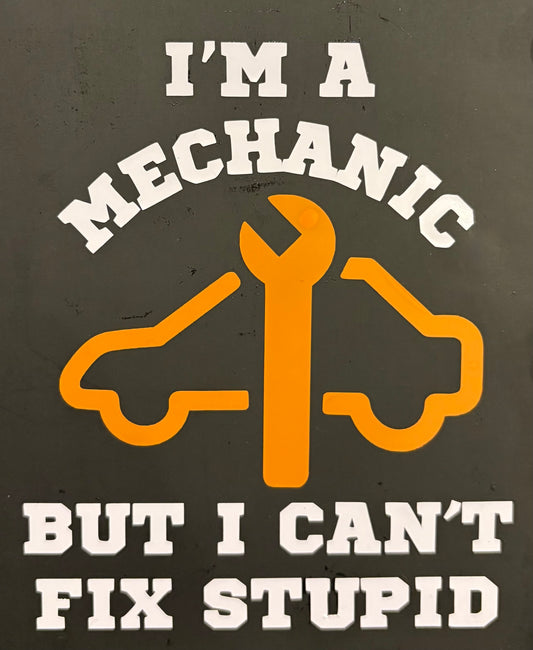 Mechanic sticker