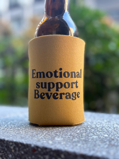 “Emotional support beverage” stubby holder