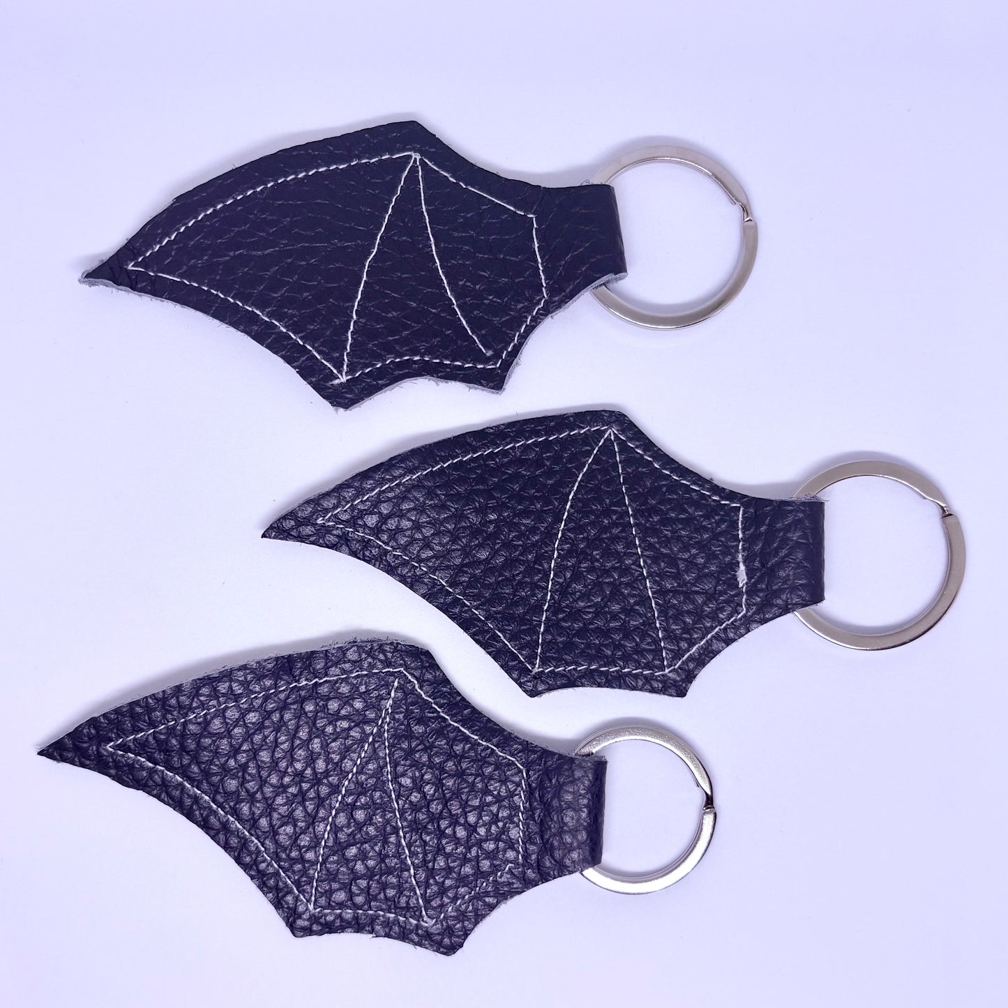 Bat Wing Leather keychain