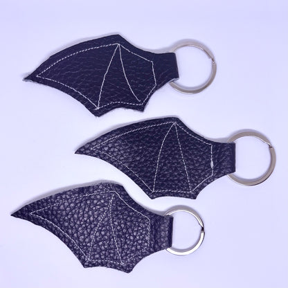 Bat Wing Leather keychain