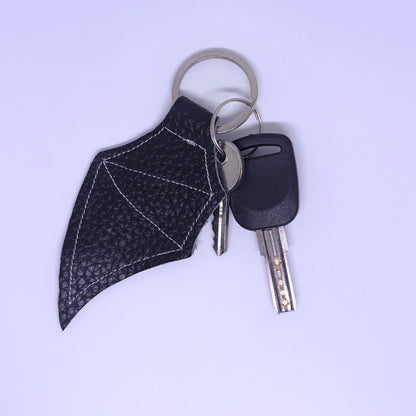 Bat Wing Leather keychain