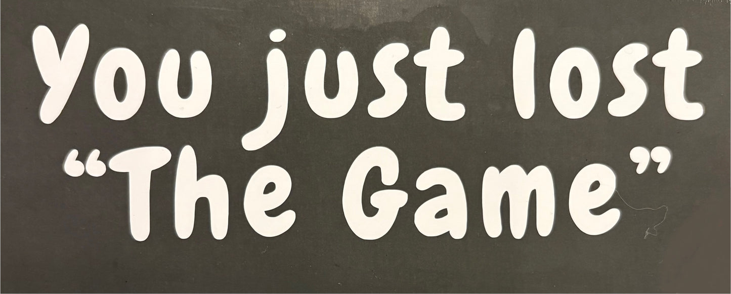 The Game Vinyl Sticker