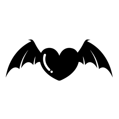 Bat heart Vinyl Sticker