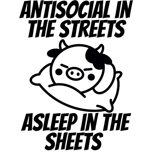 Asleep in the sheets