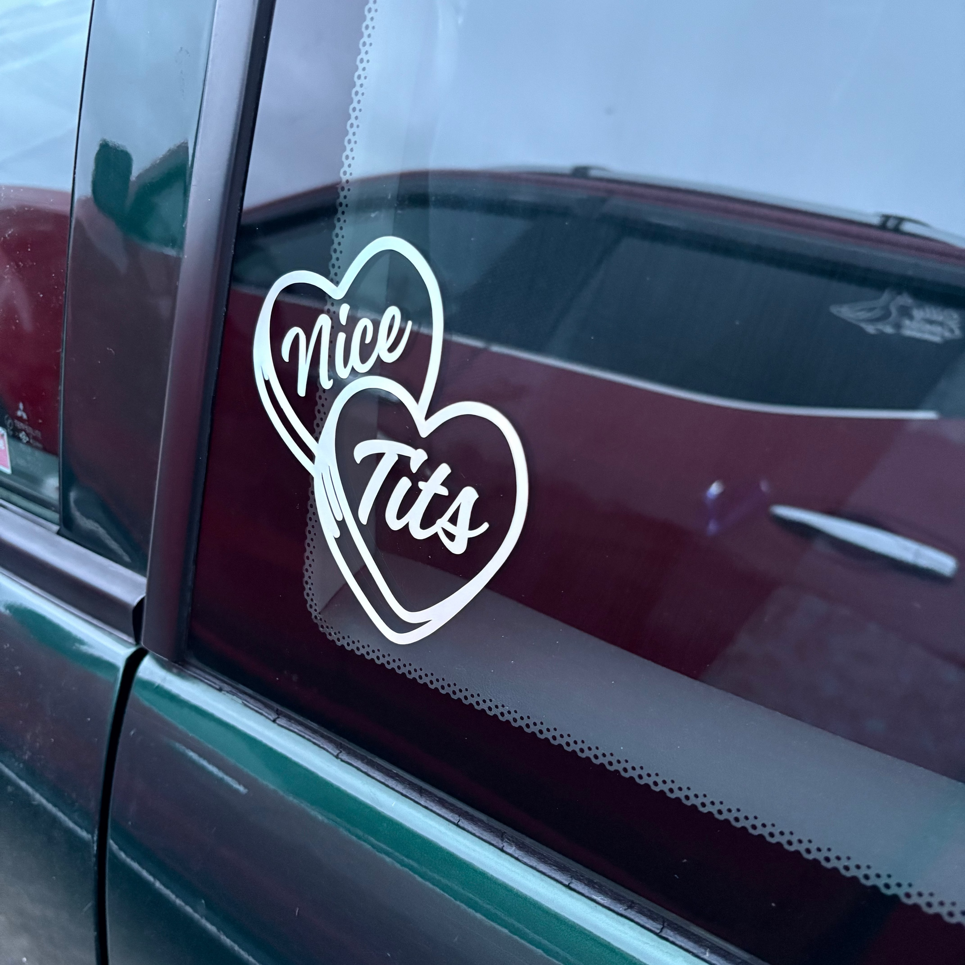 Anti-love heart Vinyl Sticker - His Favourite Ex