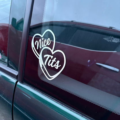 Anti-love heart Vinyl Sticker - His Favourite Ex