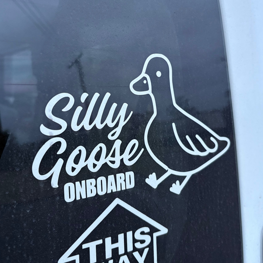 Silly Goose Vinyl Sticker - His Favourite Ex