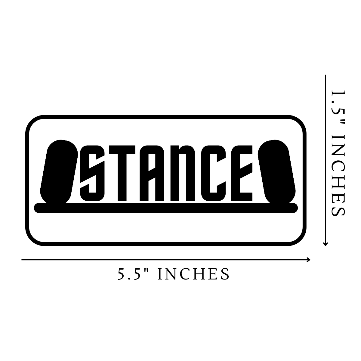 Stance Vinyl Sticker