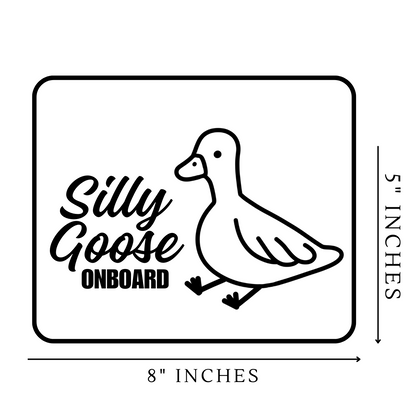 Silly Goose Vinyl Sticker - His Favourite Ex
