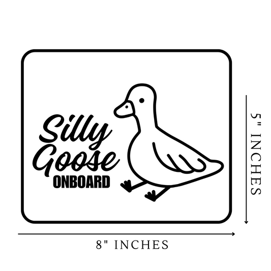 Silly Goose Vinyl Sticker