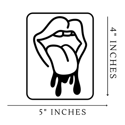 Lips Vinyl Sticker - His Favourite Ex