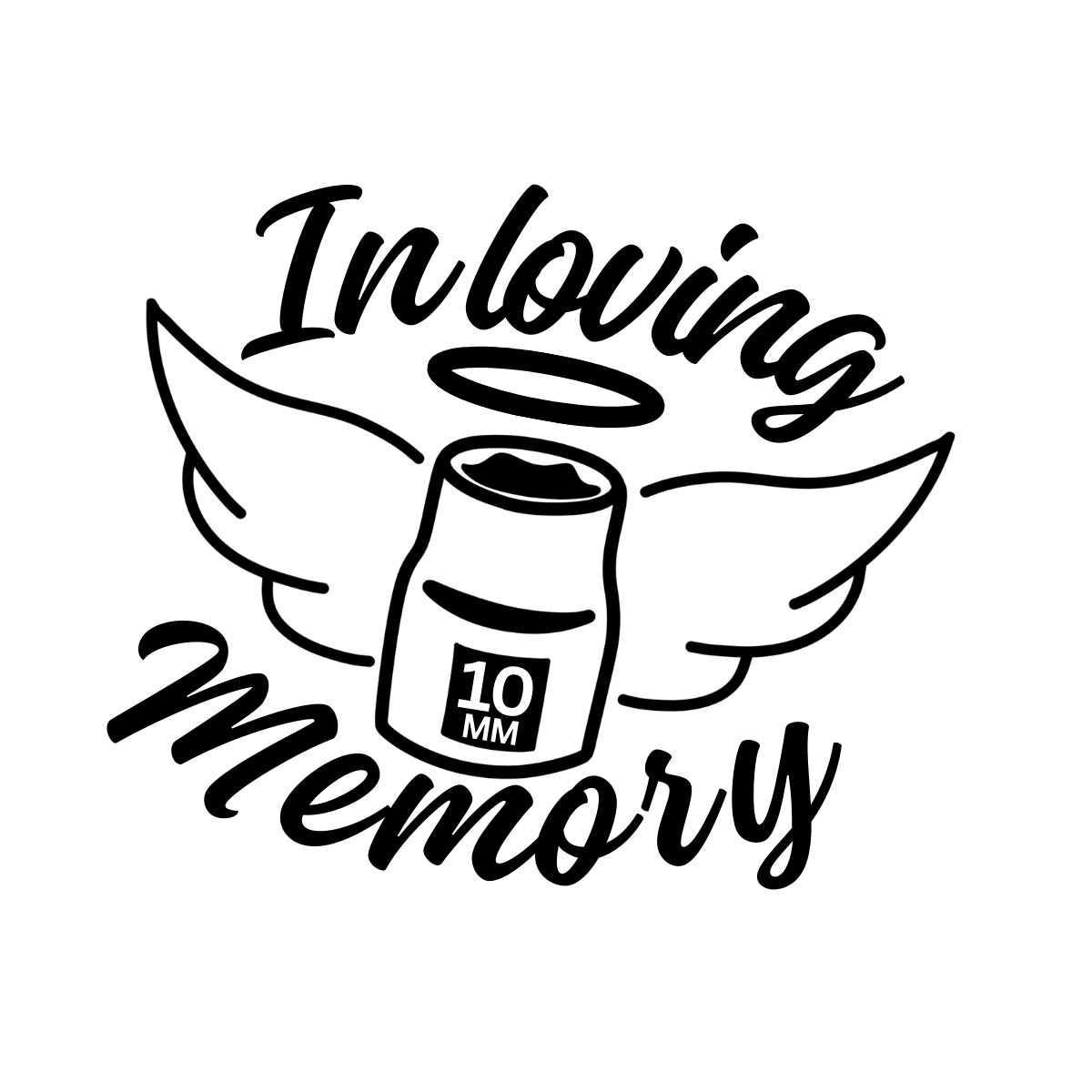 10mm Vinyl Sticker