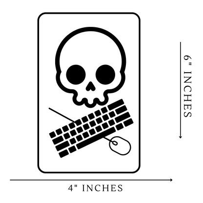 Tech Skull Sticker