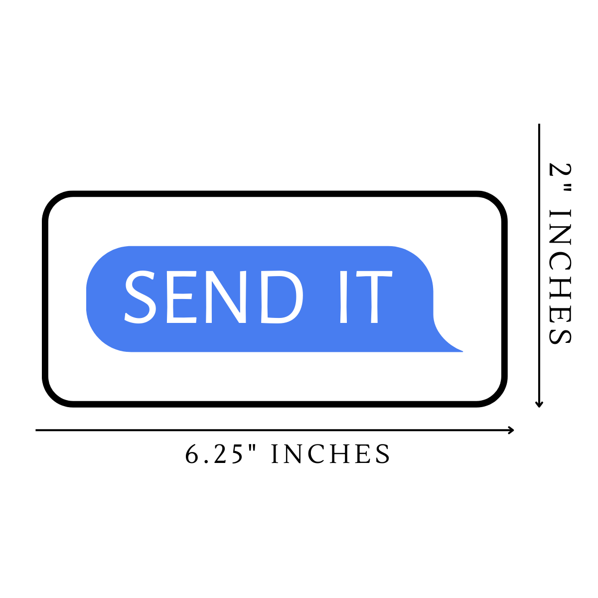 Send it Vinyl Sticker